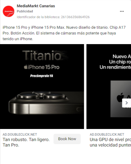 tipos de anuncios en meta