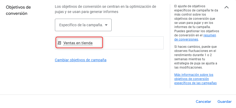 anuncios de inventario local en Google Ads