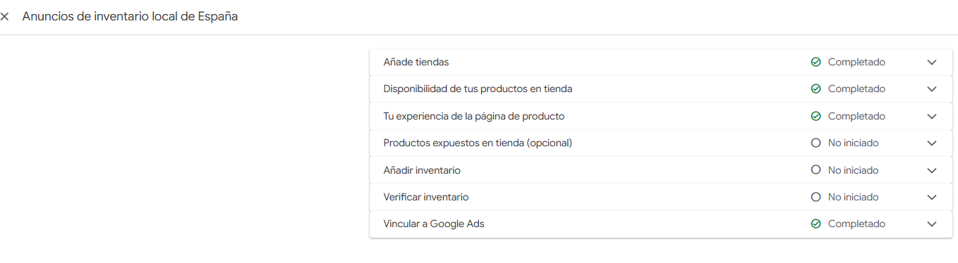 anuncios de inventario local en Google Ads