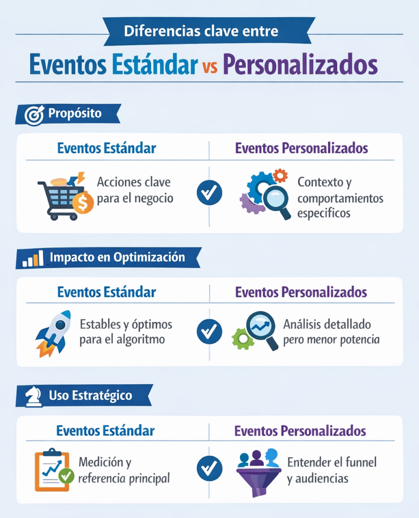 eventos de conversión en Meta