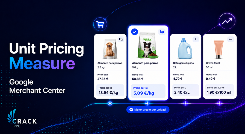 unit pricing measure en google merchant center